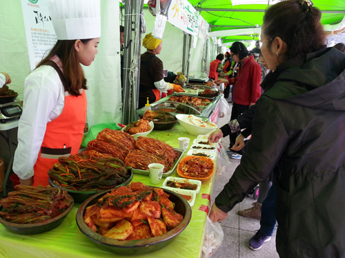 지난 2015년 광주 김치타운에서 열린 김치축제 모습.