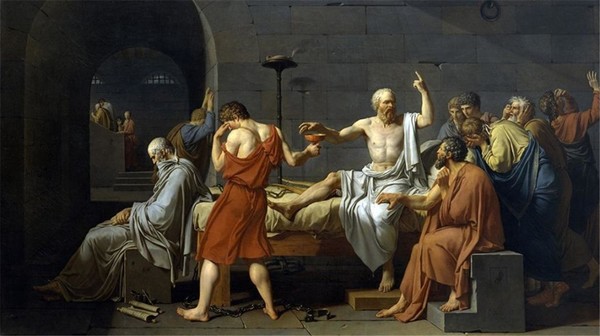 소크라테스의 죽음(자크 루이 다비드, 1787)