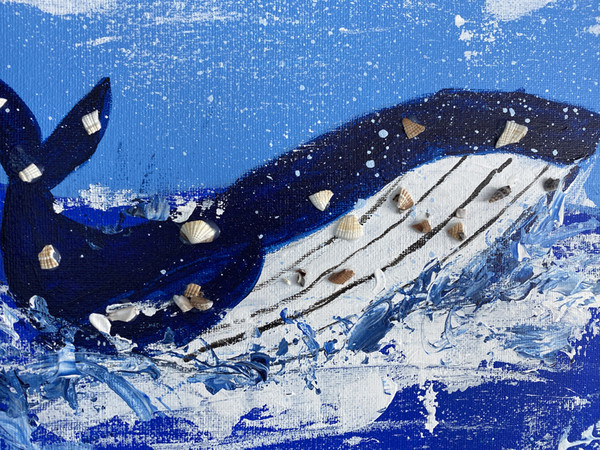 장생포 할머니의 고래 그림.