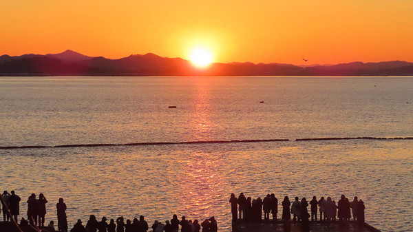 무안 도리포서 맞이하는 새해.