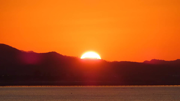 무안 도리포서 맞이하는 새해.