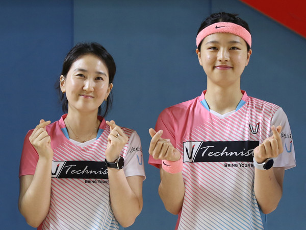 인터뷰에 응한 김미현-배정희 조