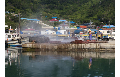 김이수가 살았던 대둔도 수리 마을(목포대 도서문화연구원 제공).