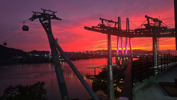 명량해상케이블카. 진도군 제공.