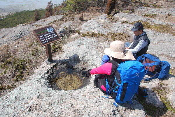물이 마르지 않는 샘.