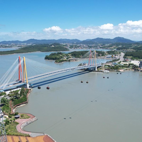 명량해상 케이블카. 해남군 제공