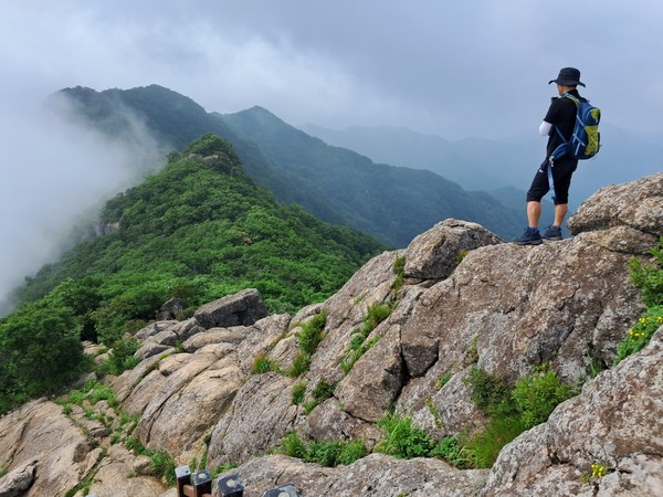 백운산 상봉(정상).