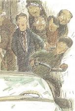 신사에게 붙잡힌 수남이(본문 삽화)