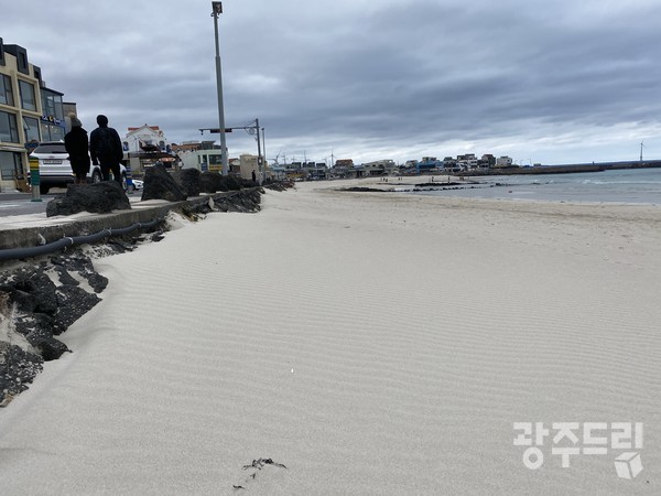 월정해변 바람의 지문.