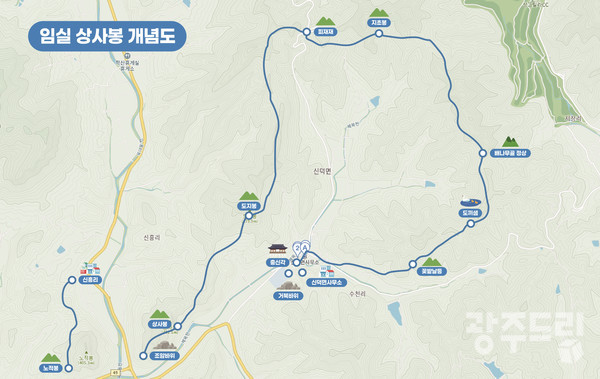 임실 상사봉 개념도.