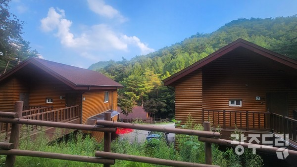 금원산 자연휴양림.