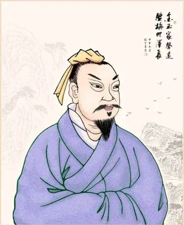 계문자의 초상화이다. 