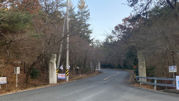 도갑사 들머리 현대식 장승.