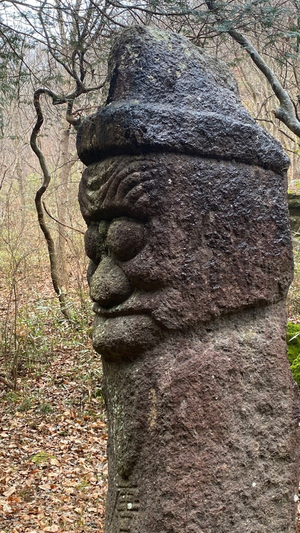 힐아버지 장승인 주장군.
