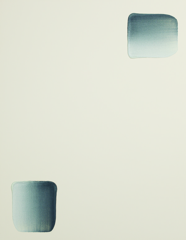 이우환, Dialogue, 2012, 캔버스에 유화 및 광물안료, 116.7x90.9cm