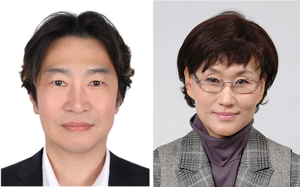 (왼쪽부터)국립아시아문화전당재단 김명규 사장, 송진희 이사장. ACC재단 제공.