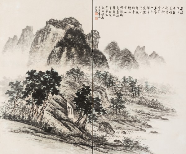 허건, 하경산수 미상 125x104