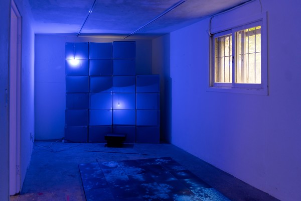 3전시관인 베이스폴리곤 지하 1층 전시 전경.