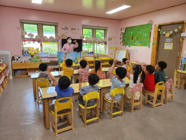 어린이 대상 ‘수산물 인식 개선을 위한 영양교육'.