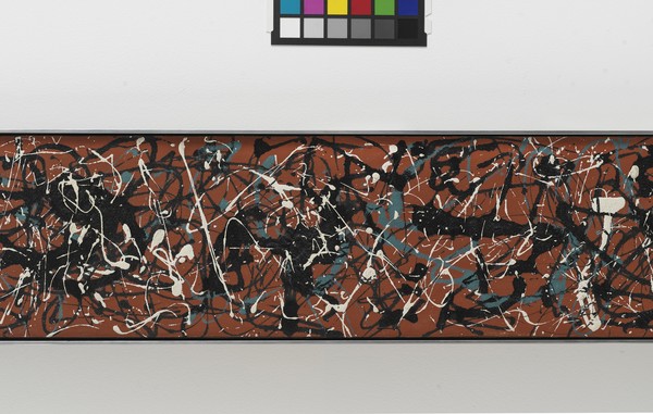 잭슨 폴록의 '수평적 구조'.