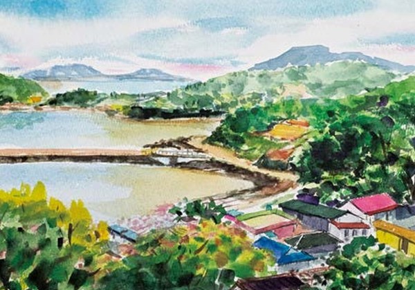 김영주 작 '적금도의 봄'.