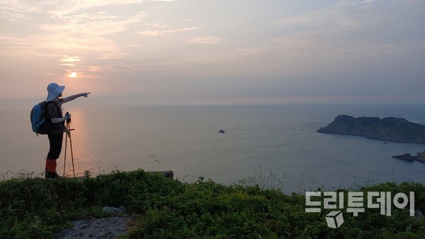 도리산 정상.