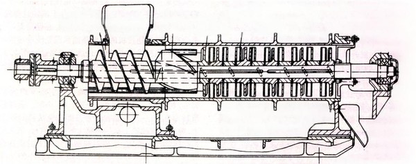 유절기(揉切機)의 구조도. 위조를 마친 찻잎을 상부의 투입구로 집어넣으면 롤러의 힘으로 찻잎을 부수고, 찢고, 말아서 작은 조각들로 만들어 준다.