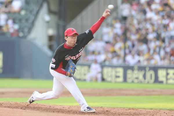 선발투수로 나선 양현종. kia타이거즈 제공.