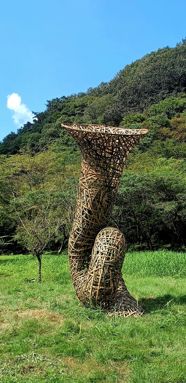 강희준 작가의 자연재료를 이용 대형설치 작품8