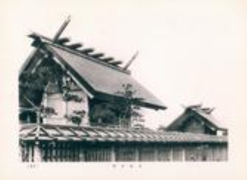 조선신궁 정전의 후면. 사진 출처:서울역사아카이브.