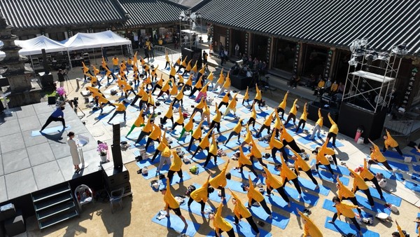 구례 지역 동호인 라인댄스 대회.