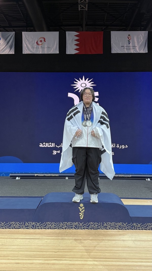 제3회 바레인 아시아청소년경기대회서 은메달을 획득한 김체량 선수. 사진=광주체육고 제공.