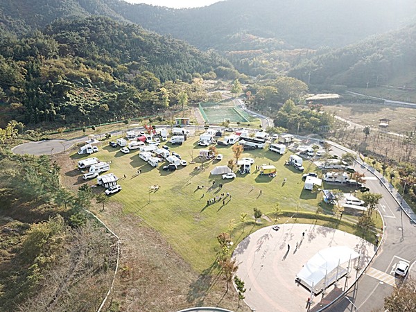 고흥군 운대청소년야영장. 