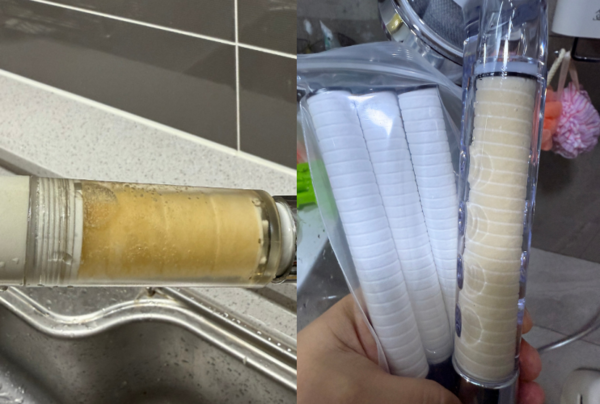 무안에 거주하는 주민들이 갈색으로 변한 필터 사진을 게시하며 불안감을 드러냈다. 사진=무안군 커뮤니티 캡쳐.