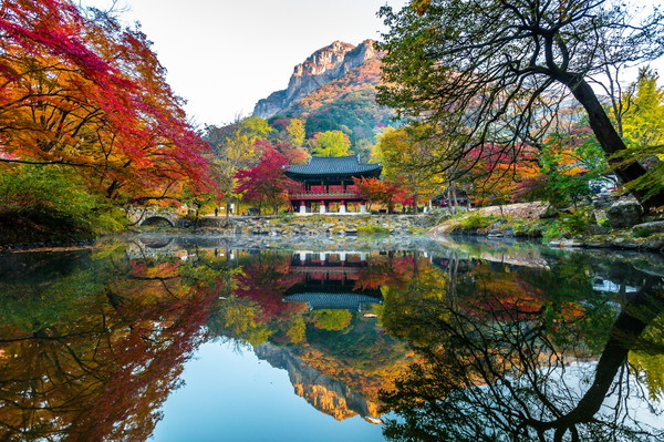 장성 백양사 쌍계루. 전남도 제공