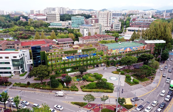 광주 북구청사 전경. 북구 제공.