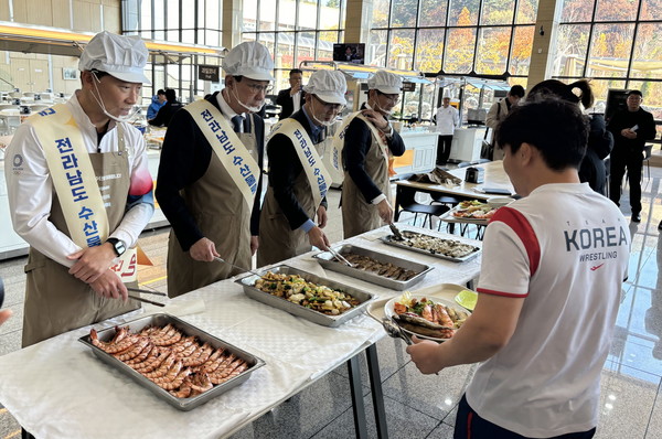 전남 수산물 홍보행사. 전남도 제공