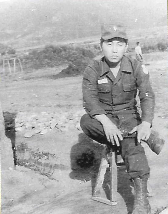 군 복무 당시.