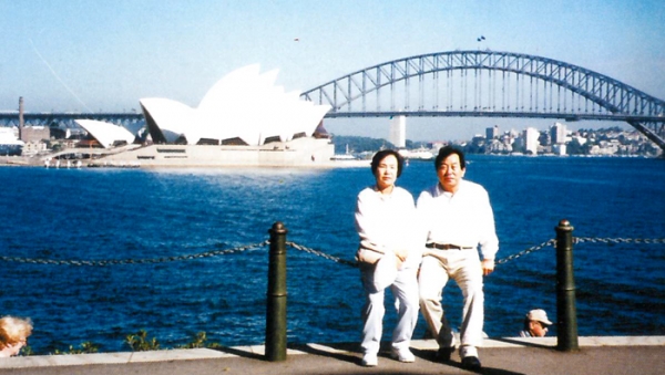 호주여행 당시.